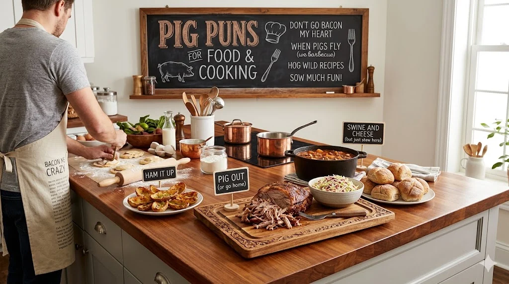 Pig Puns for Food & Cooking