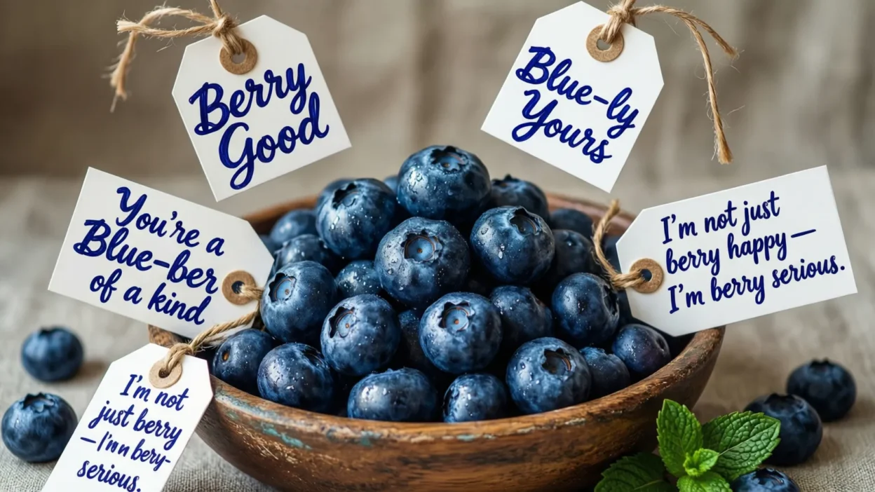 Blueberry Puns