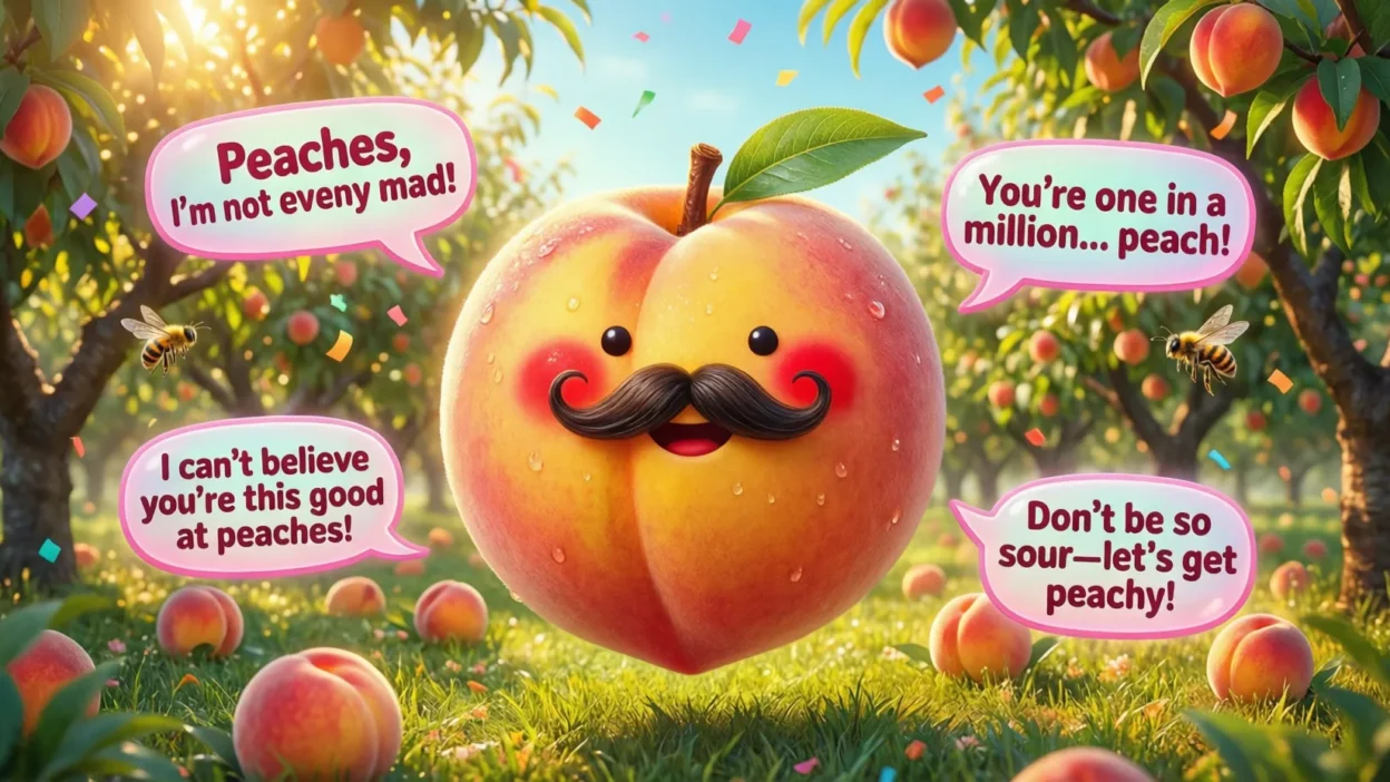 Peach Puns