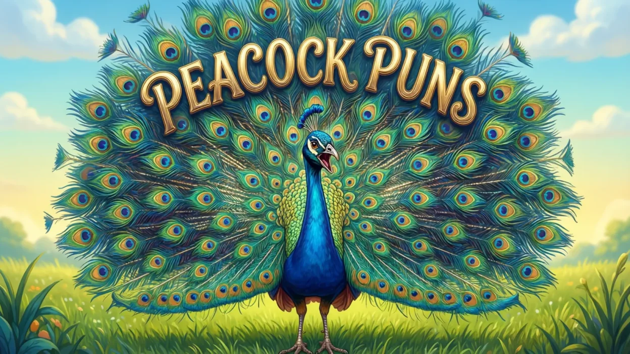 Peacock Puns