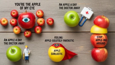 apple puns for captions