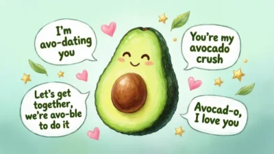 avocado puns love