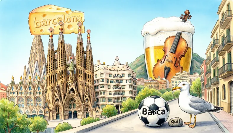 barcelona puns