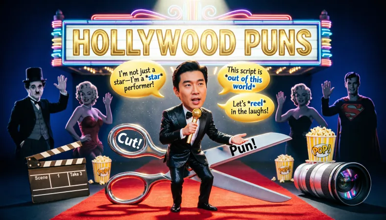 hollywood puns