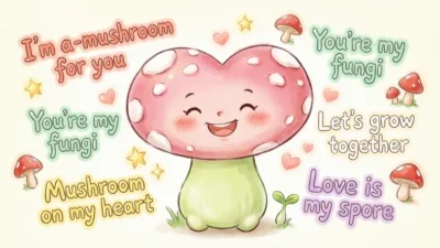 mushroom love puns
