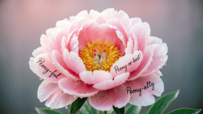 peony puns