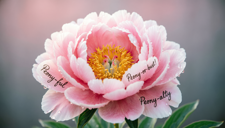 peony puns