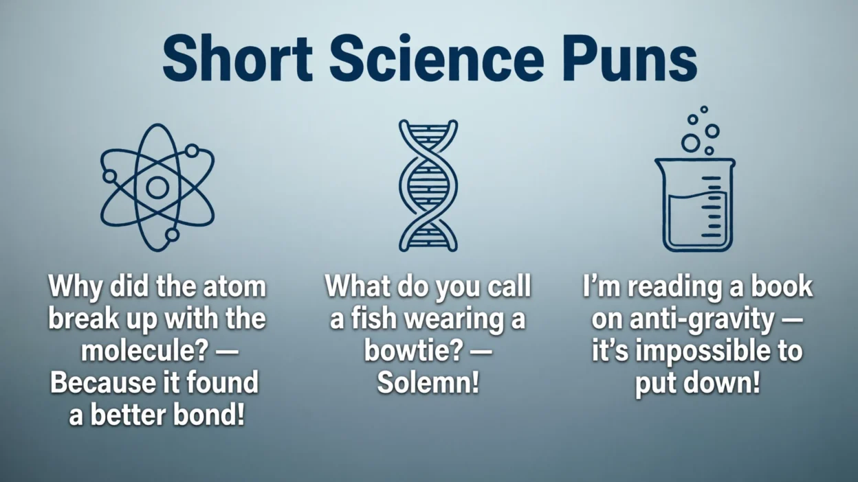 Short Science Puns