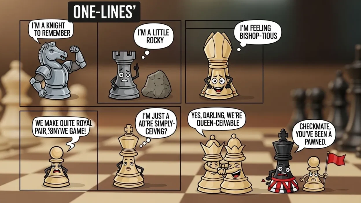 chess puns one liners