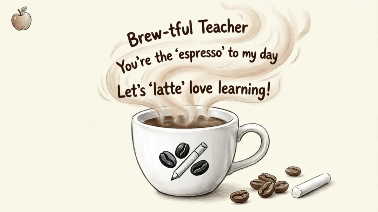 coffee puns for teachers