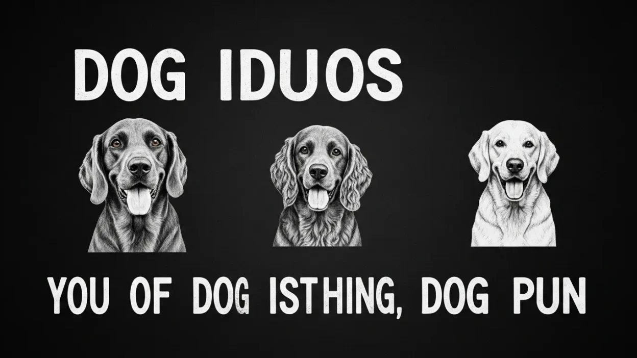 dog idioms and puns