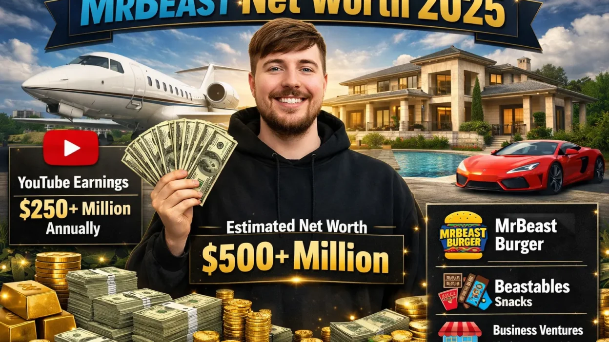 Mr Beast Net Worth 2025: YouTube Earnings, Businesses & Wealth
