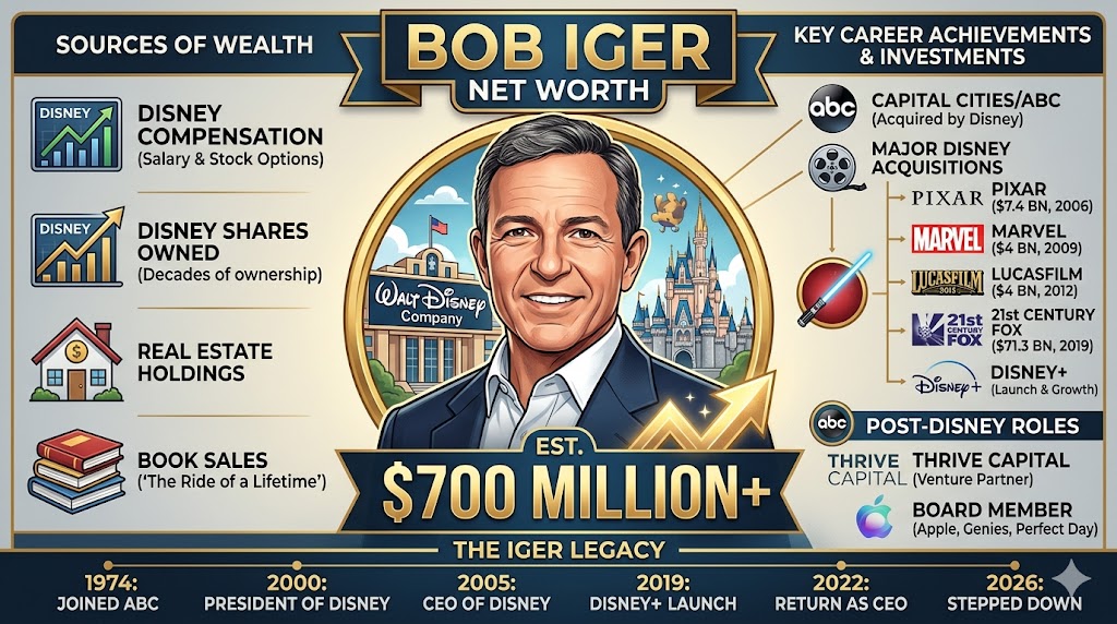 bob iger net worth
