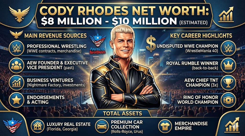 cody rhodes net worth