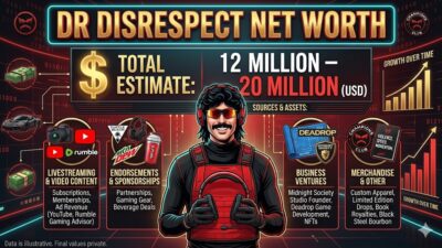 dr disrespect net worth