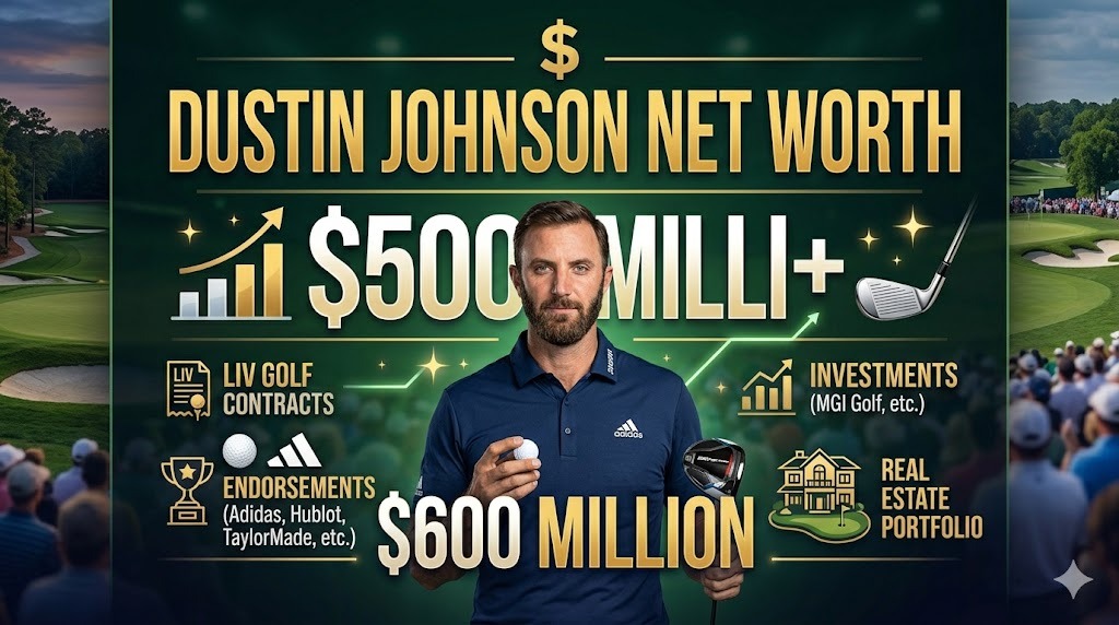 dustin johnson net worth