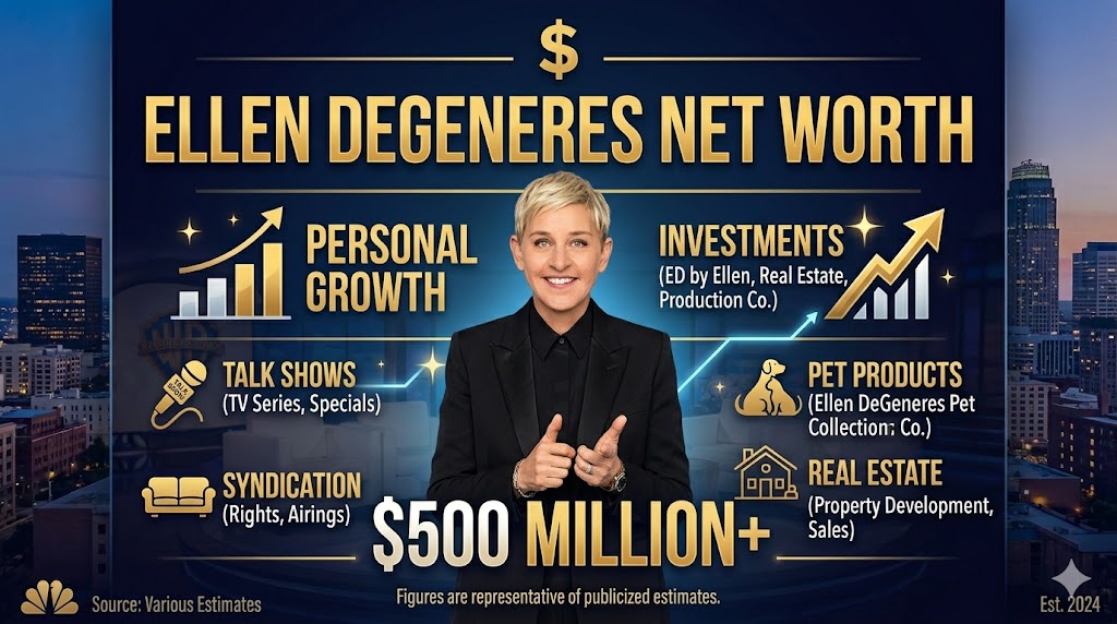 ellen degeneres net worth