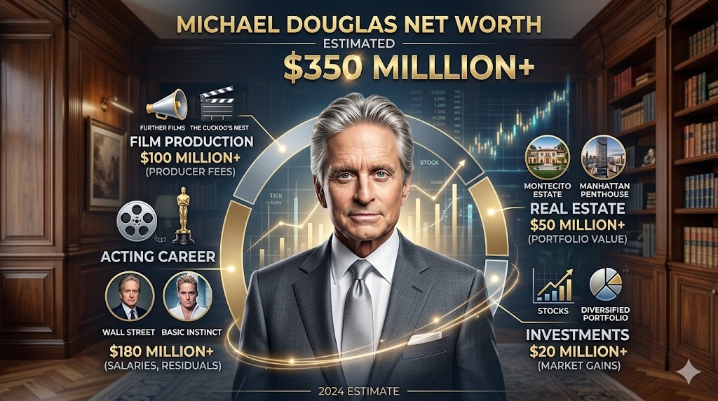 michael douglas net worth
