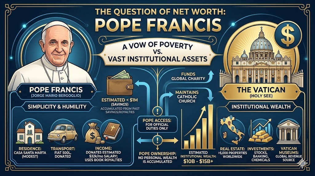 pope francis net worth