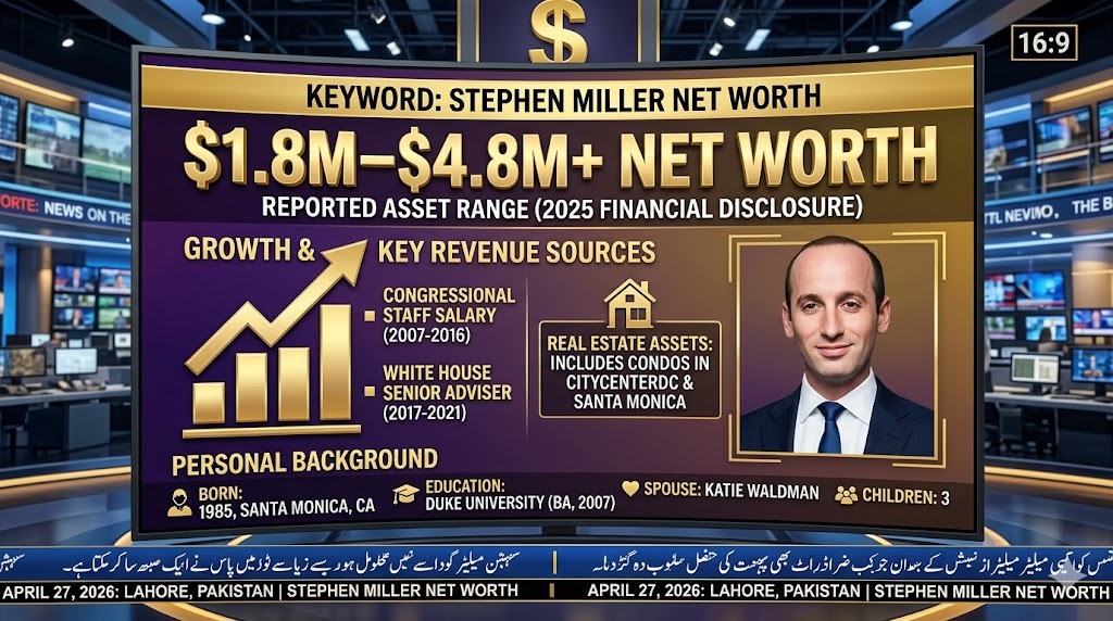 stephen miller net worth