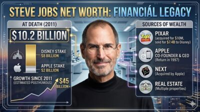 steve jobs net worth