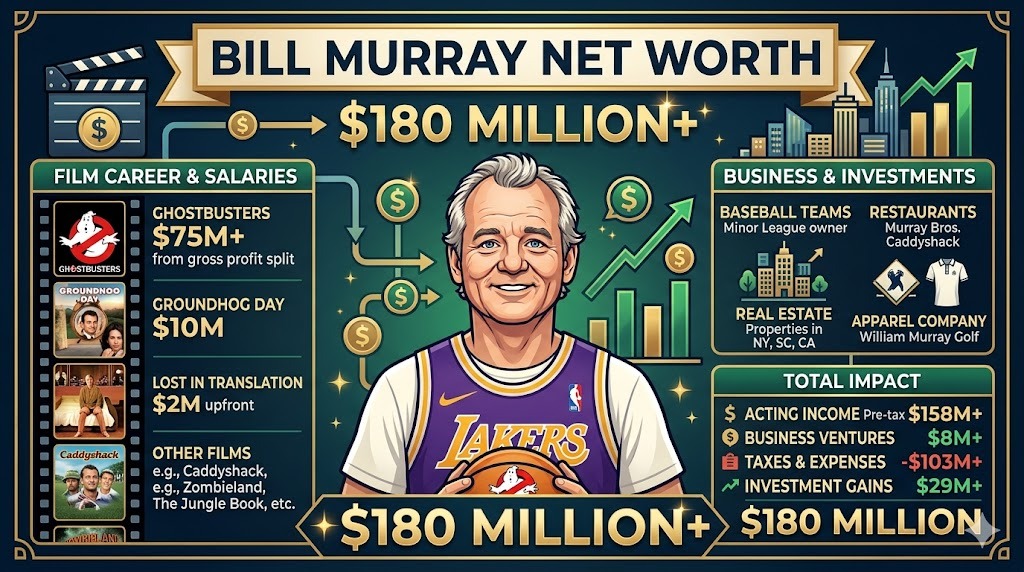 bill murray net worth