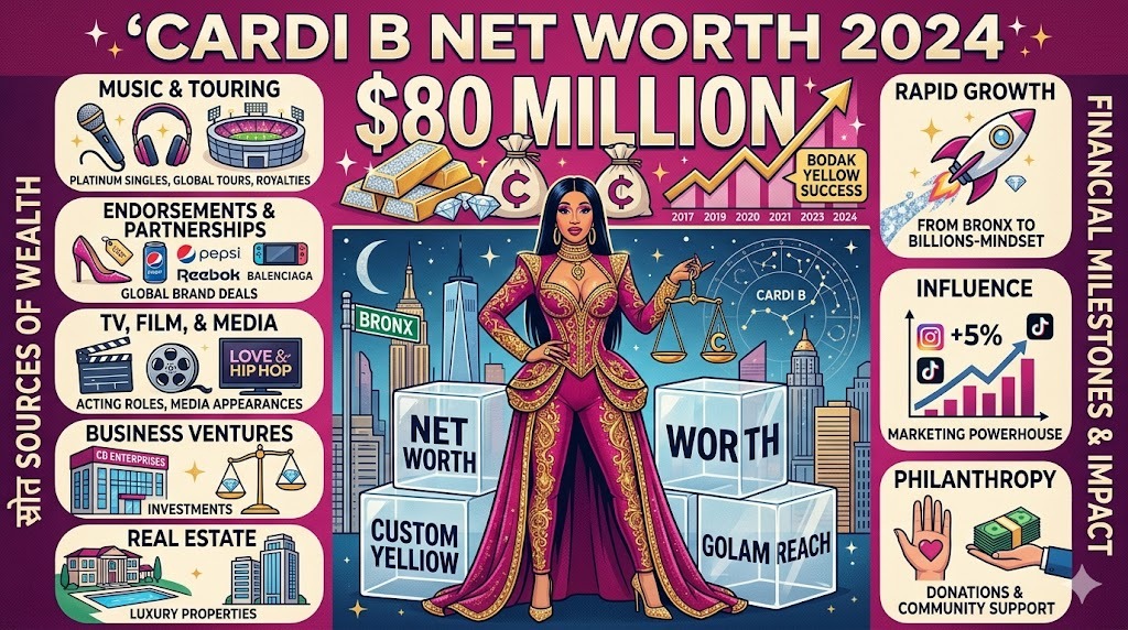 cardi b net worth 2024