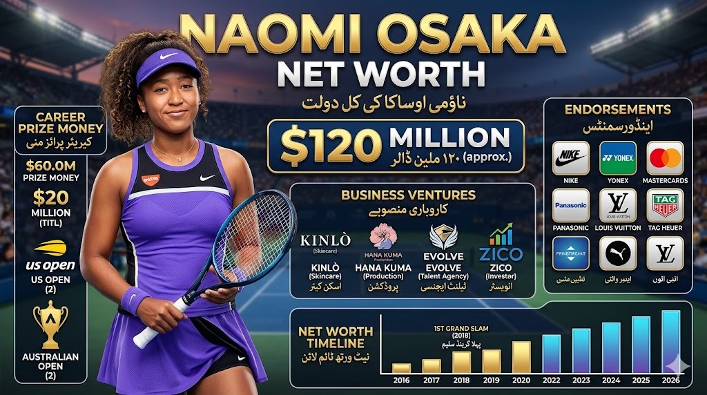 naomi osaka net worth