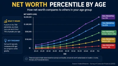 net worth percentile by age