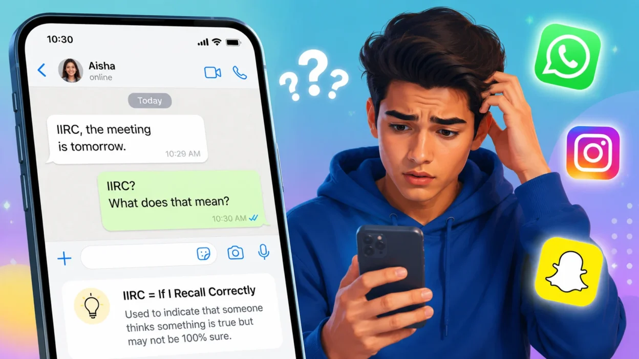 what does iirc mean in text