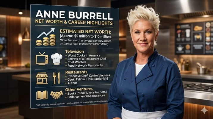 anne burrell net worth