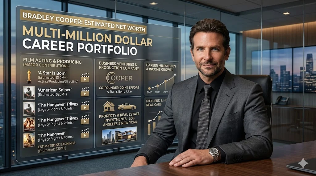 bradley cooper net worth