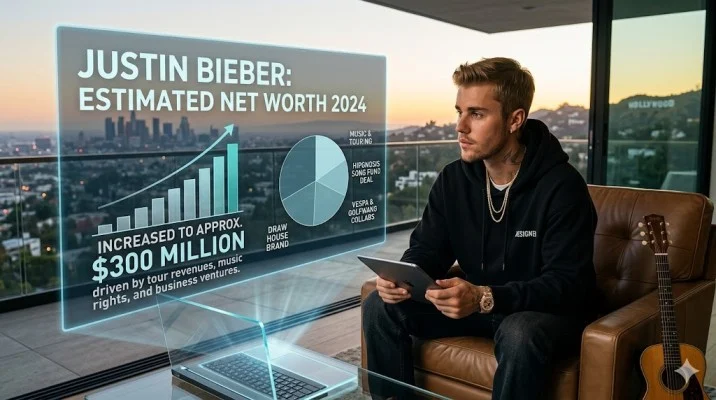 justin bieber net worth 2024