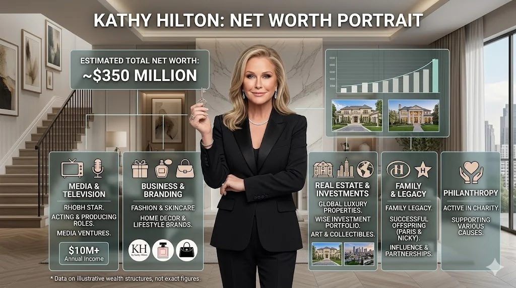 kathy hilton net worth