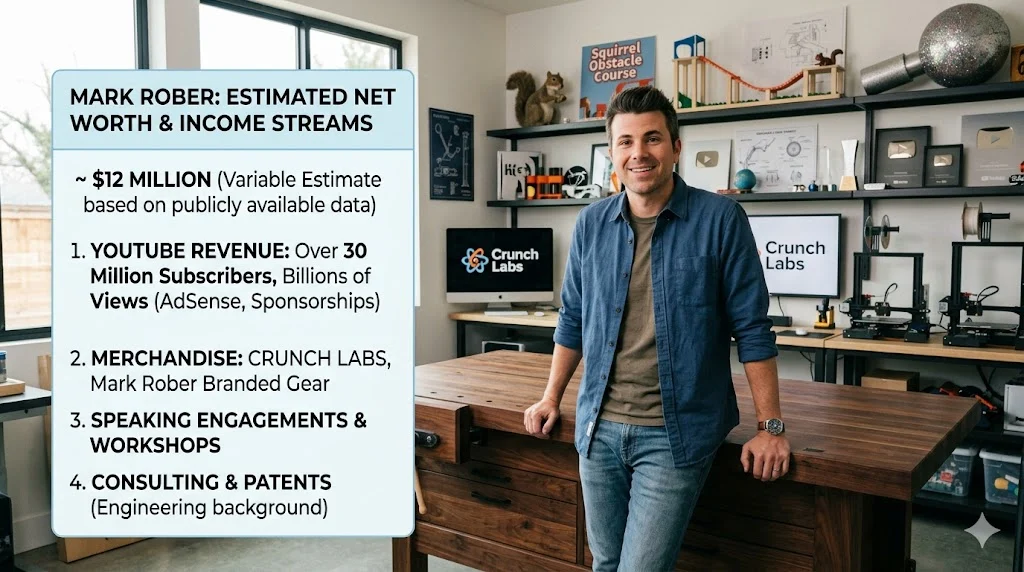 mark rober net worth
